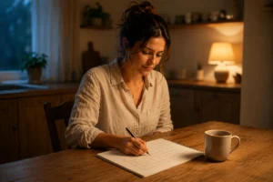Side hustles for women working from home on laptop — real income ideas — PennyToPower.com