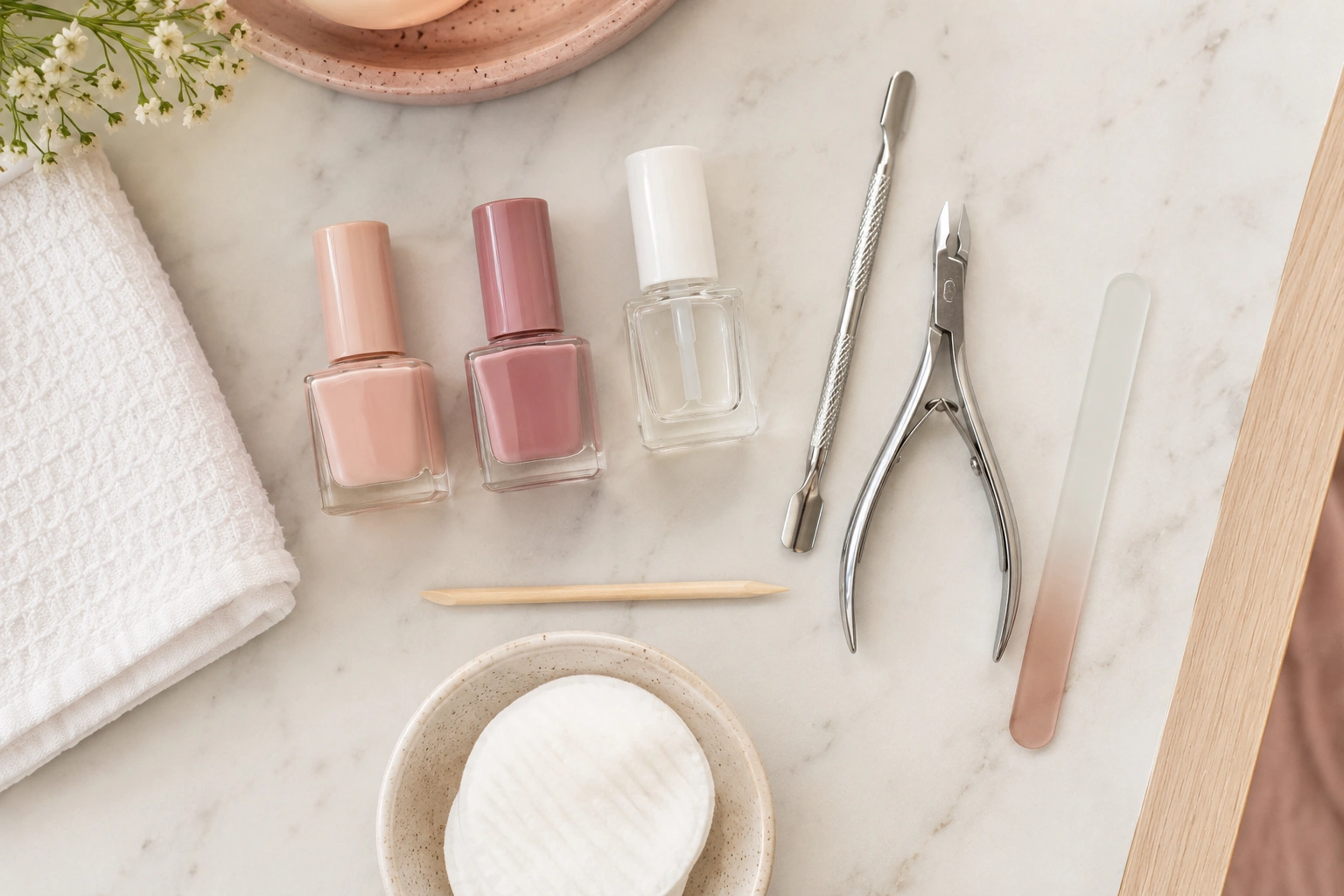 A complete at home manicure kit costs less upfront than two salon visits and lasts months.