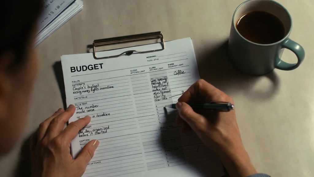 Couple's budget correction easing money fights in marriage