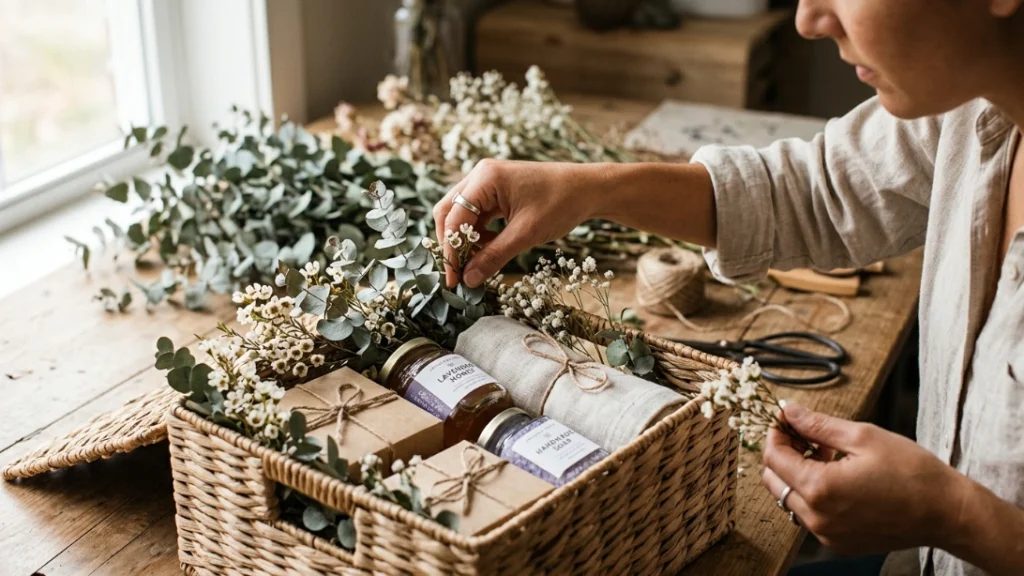 Add flowers, if you're using them, last among the "structural" elements.