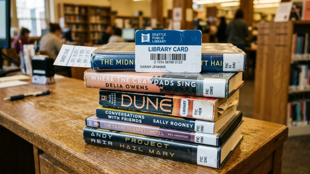 Library card savings, silly money saving tips for entertainment