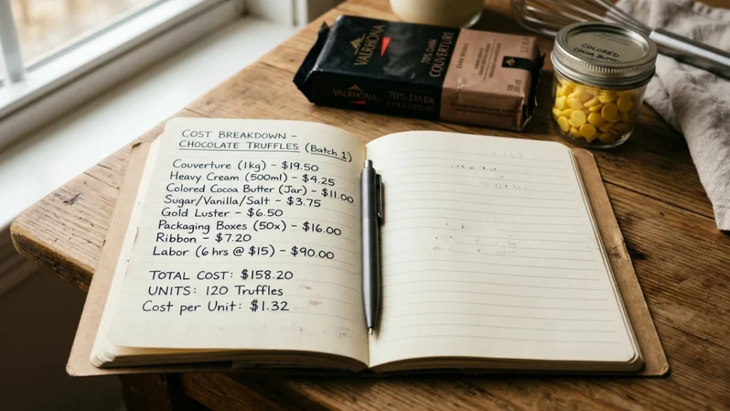 Cost Calculation Of Chocolate Making Cost Calculation Of Chocolate Making