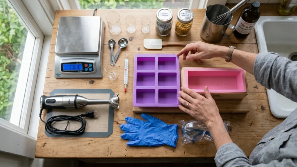 Basic equipment for starting a home soap making business