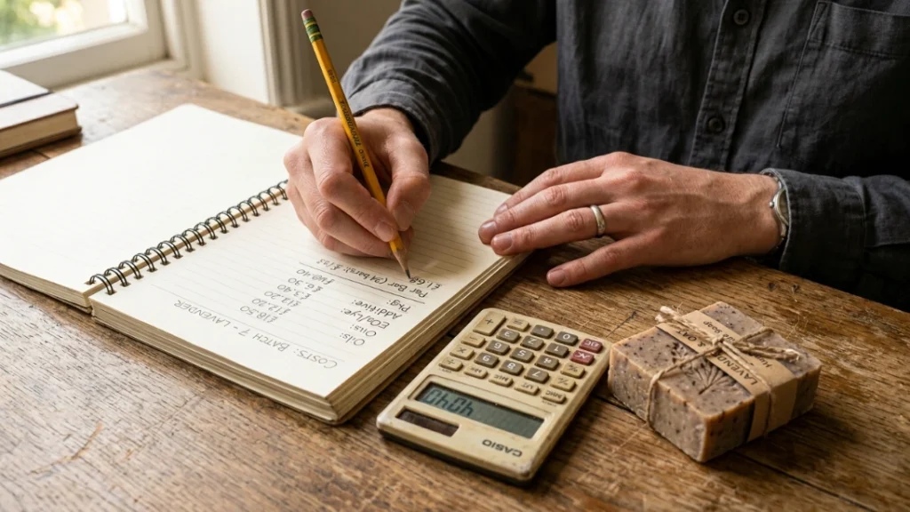 Calculating true pricing for a home soap making business