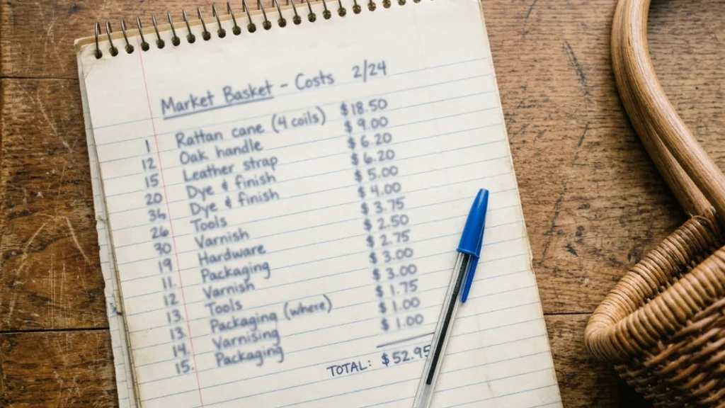 Pricing formula for a home gift basket business