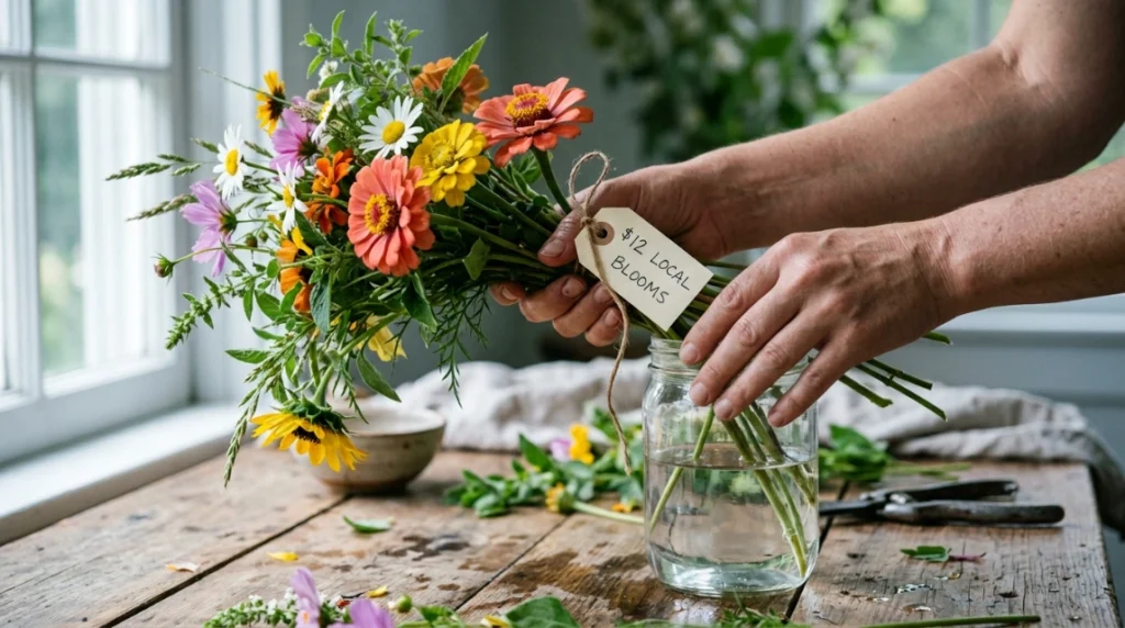 Outdoor garden ceremony space, one of several budget wedding venues needing little added decor